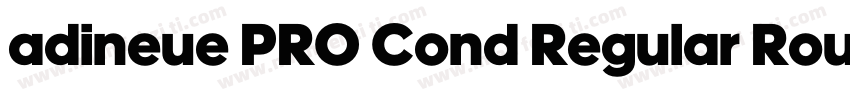 adineue PRO Cond Regular Rounded字体转换